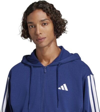 ADIDAS M 3S FT FZ HD DKBLUE/WHITE – Bild 6