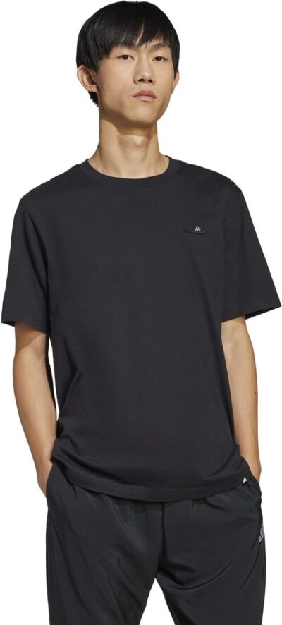 ADIDAS M L SLIDE TEE BLACK – Bild 4