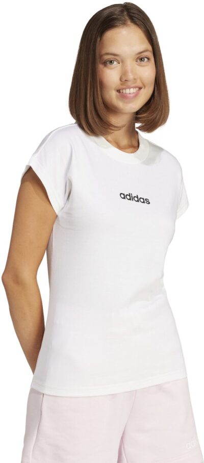 ADIDAS W LIN SJ T WHITE/BLACK – Bild 4