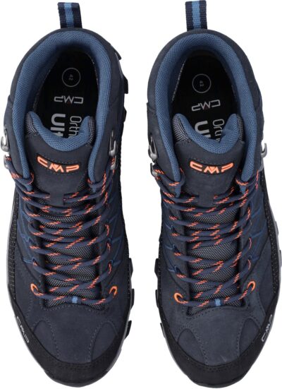 CMP RIGEL MID TREKKING SHOES WP B.BLUE-FLASH ORANGE – Bild 3