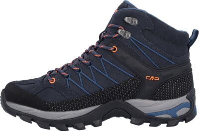 CMP RIGEL MID TREKKING SHOES WP B.BLUE-FLASH ORANGE – Bild 4