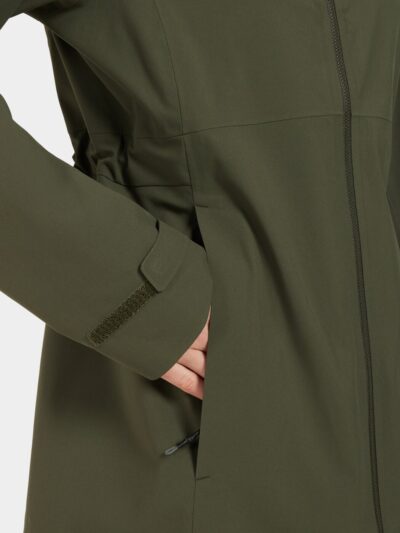 DIDRIKSONS BEA WNS PARKA 6 DEEP GREEN – Bild 8