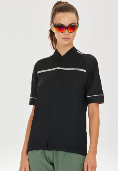 ENDURANCE Jackie W Cycling/MTB S/S Shirt BLACK – Bild 3