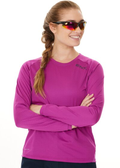 ENDURANCE Jannie W Cycling/MTB L/S Tee WILD ASTER – Bild 3