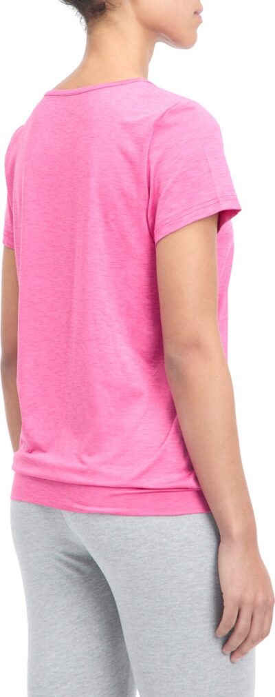 ENERGETICS Da.-T-Shirt Jewel SS W MELANGE/PINK/PINK – Bild 2