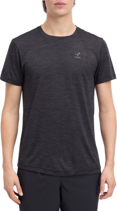 ENERGETICS He.-T-Shirt Telly II SS M MELANGE/BLACK – Bild 2