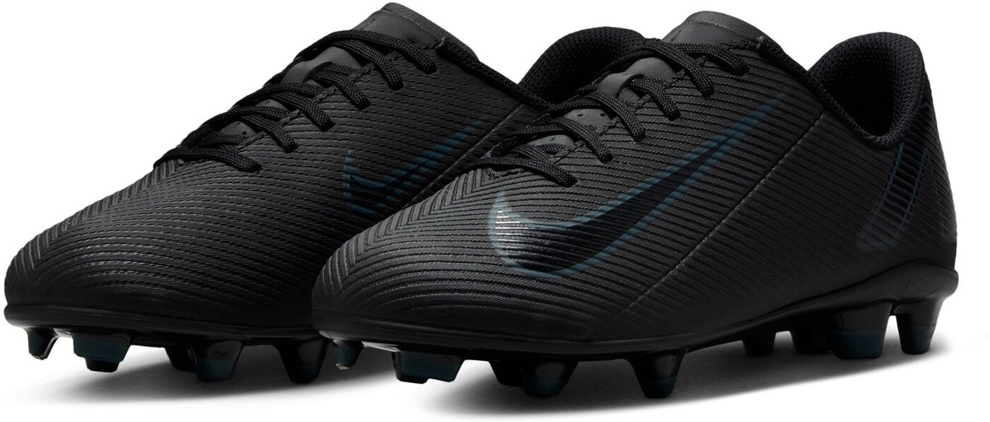 NIKE JR VAPOR 16 CLUB FG/MG BLACK/BLACK-DEEP JUNGLE – Bild 4
