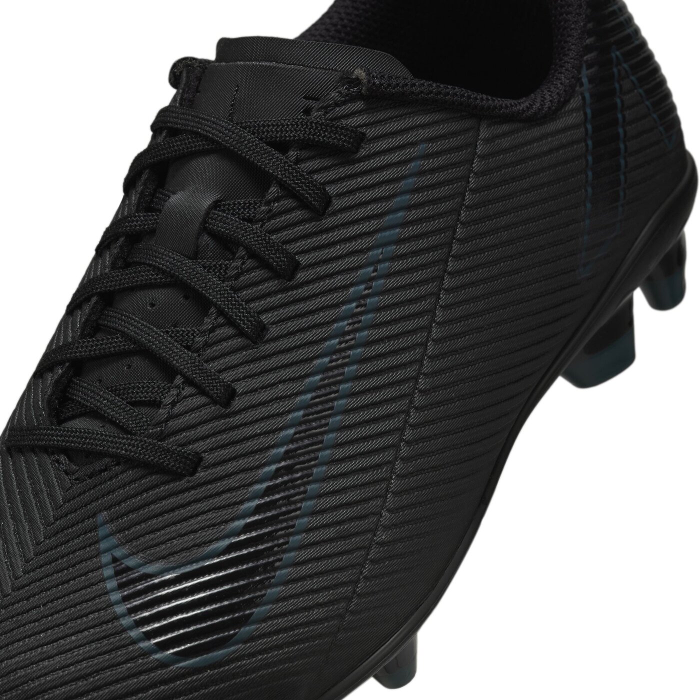 NIKE JR VAPOR 16 CLUB FG/MG BLACK/BLACK-DEEP JUNGLE – Bild 7