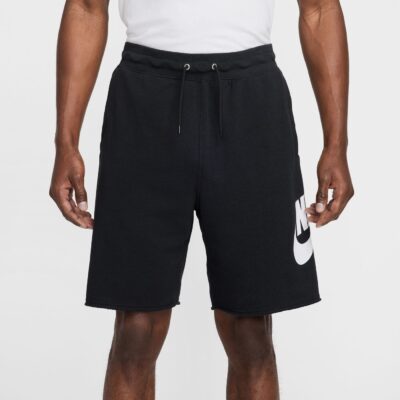 NIKE M NK CLUB ALUMNI FT SHORT BLACK/BLACK/WHITE