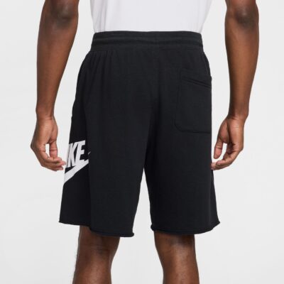 NIKE M NK CLUB ALUMNI FT SHORT BLACK/BLACK/WHITE – Bild 2