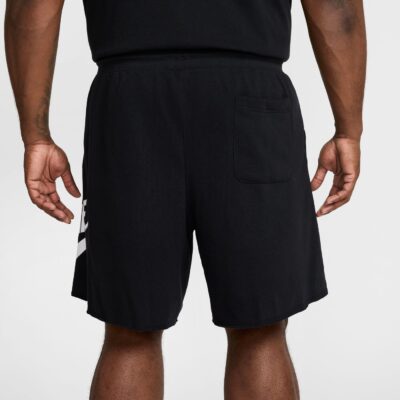 NIKE M NK CLUB ALUMNI FT SHORT BLACK/BLACK/WHITE – Bild 5