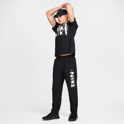 NIKE M NK DF FORM PANT ALT SWOOSH BLACK/WHITE – Bild 3