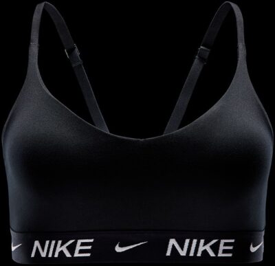 NIKE W NK DF INDY LGT SPT BRA BLACK/BLACK/WHITE
