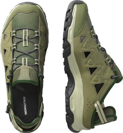 SALOMON SHOES ALHAMA Dlicgr/Asphal/Blckfr DEEP LICHEN GREEN/ASPHALT/BLACK FOR – Bild 3