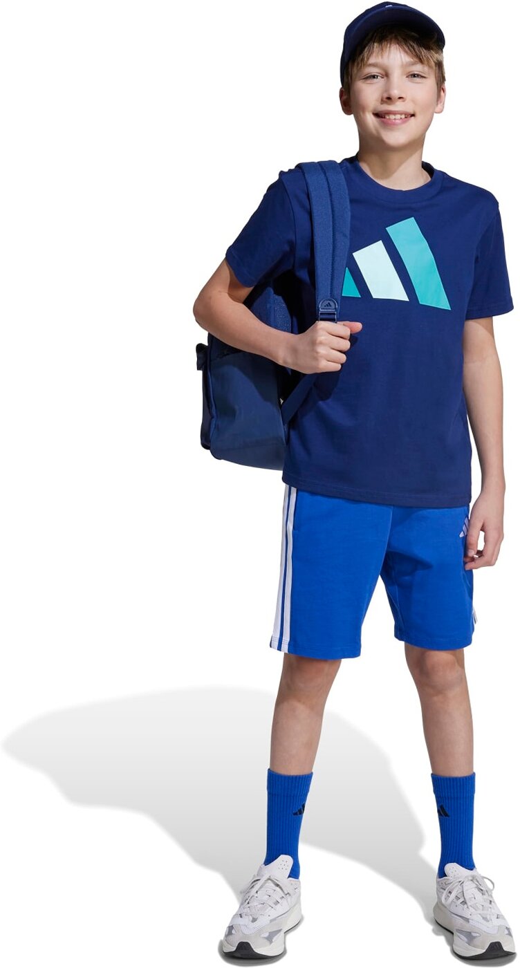 ADIDAS J BL TEE 160 DKBLUE/PURTEA/HALMIN – Bild 4