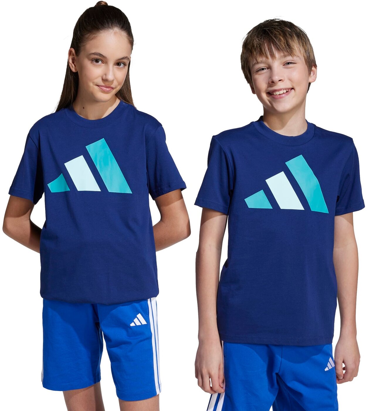 ADIDAS J BL TEE 160 DKBLUE/PURTEA/HALMIN – Bild 5