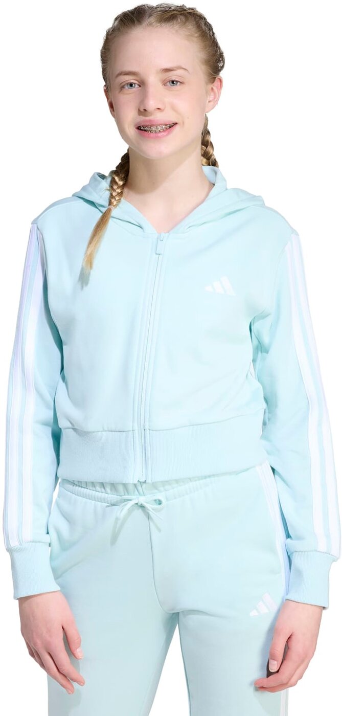 ADIDAS JG 3S FT FZ CRO HALMIN/WHITE – Bild 2