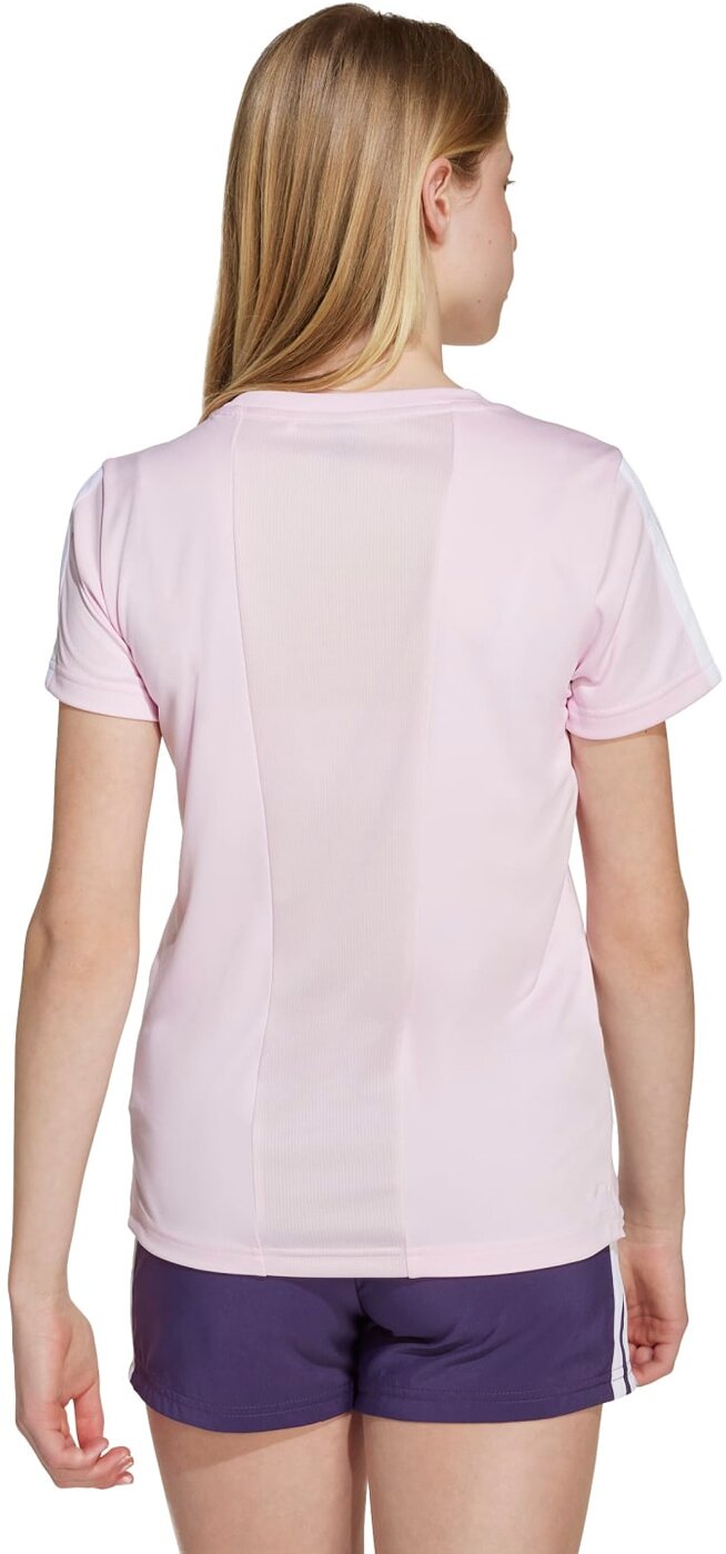 ADIDAS JG TR-ES 3S TEE CLPINK/WHITE – Bild 3
