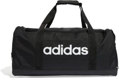 ADIDAS LINEAR DUFFEL M BLACK/BLACK/WHITE