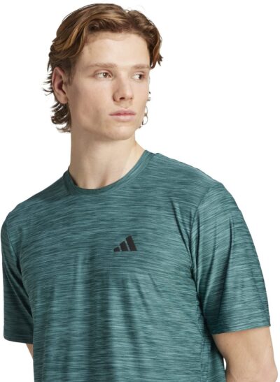 ADIDAS TR-ES STRETCH T AUIVME/BLACK – Bild 5
