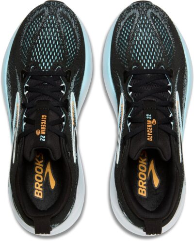 BROOKS Glycerin 22 BLACK/ATOMIZER/BLAZING ORANGE – Bild 3