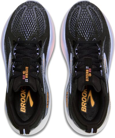 BROOKS Glycerin GTS 22 BLACK/BLUE HERON/ORANGE – Bild 3