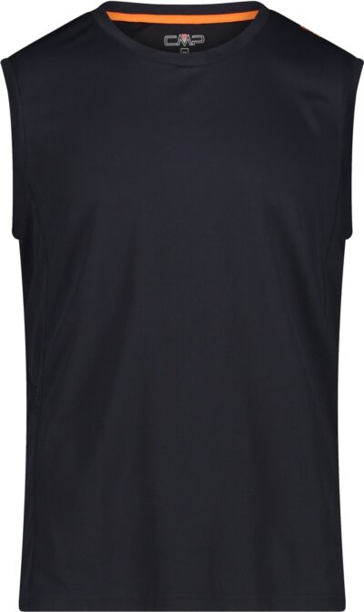 CMP MAN SLEEVELESS T-SHIRT ANTRACITE-FLAME