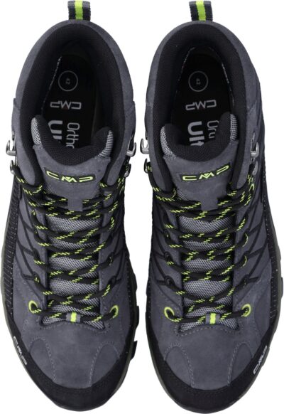 CMP RIGEL MID TREKKING SHOES WP GREY-YELLOW FLUO – Bild 3