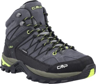 CMP RIGEL MID TREKKING SHOES WP GREY-YELLOW FLUO – Bild 6