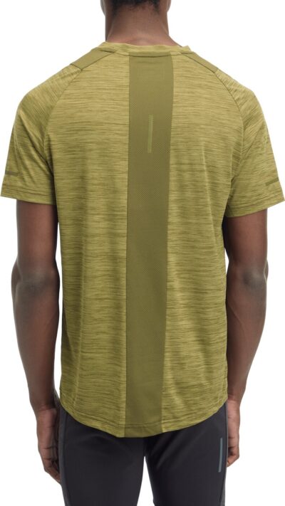 ENERGETICS He.-T-Shirt Ailo SS M MELANGE/OLIVE DARK/O – Bild 2