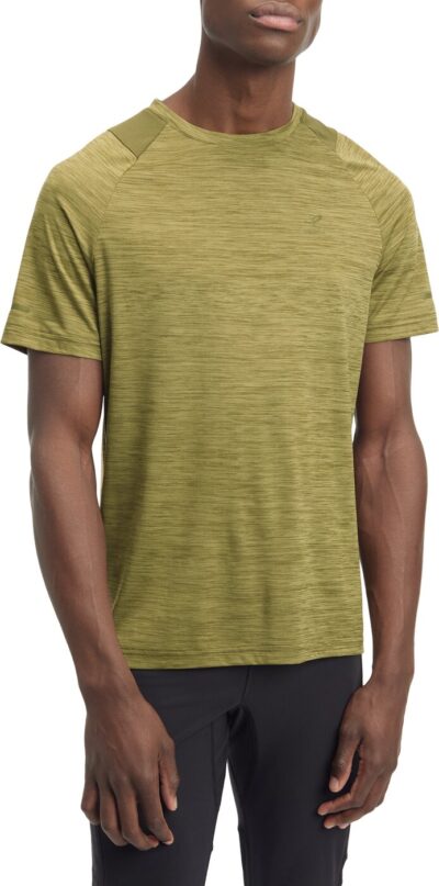 ENERGETICS He.-T-Shirt Ailo SS M MELANGE/OLIVE DARK/O – Bild 3