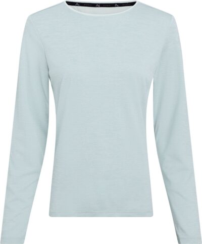 McKINLEY Da.-Langarmshirt Hunu LS W 907 MELANGE/GREEN SM