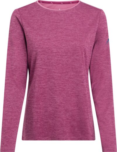 McKINLEY Da.-Langarmshirt Hunu LS W MELANGE/RED WINE