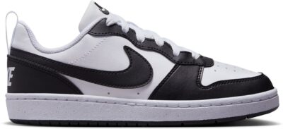 NIKE COURT BOROUGH LOW RECRAFT (GS) WHITE/BLACK