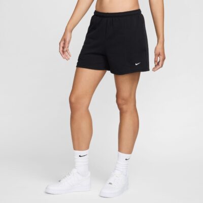 NIKE W NSW NK CHLL FT MR 4IN SHORT BLACK/SAIL – Bild 4
