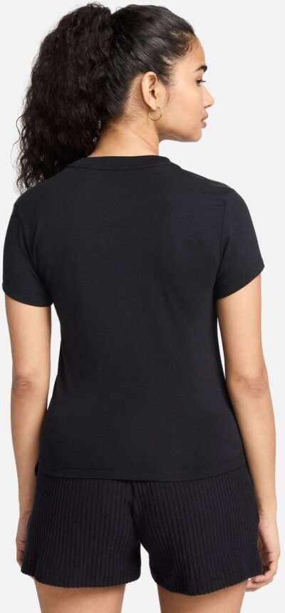 NIKE W NSW NK CHLL KNT MD CRP BLACK/WHITE – Bild 2