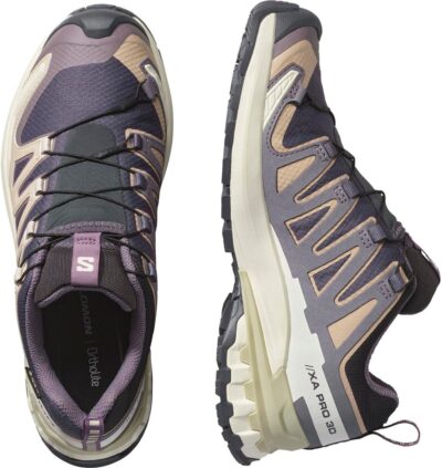 SALOMON SHOES XA PRO 3D V9 GTX W 9 Iro NINE IRON/OXFORD TAN/ALFALFA – Bild 3