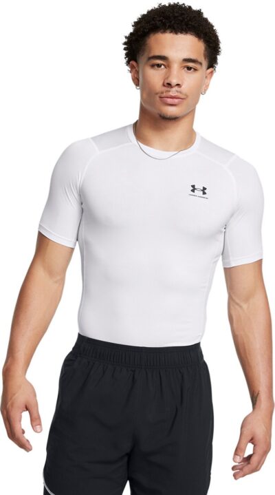 UNDER ARMOUR UA HG ARMOUR COMP SS WHITE