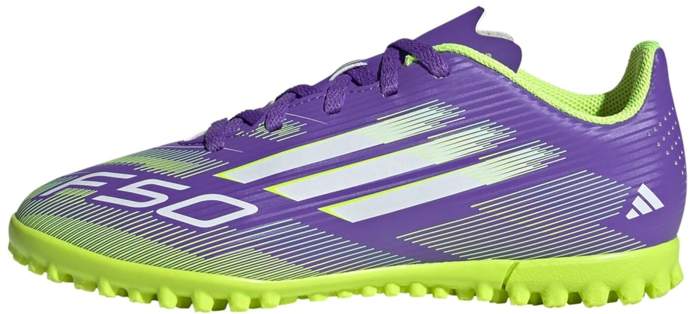 ADIDAS F50 CLUB TF J PURRUS/FTWWHT/LUCLEM – Bild 5