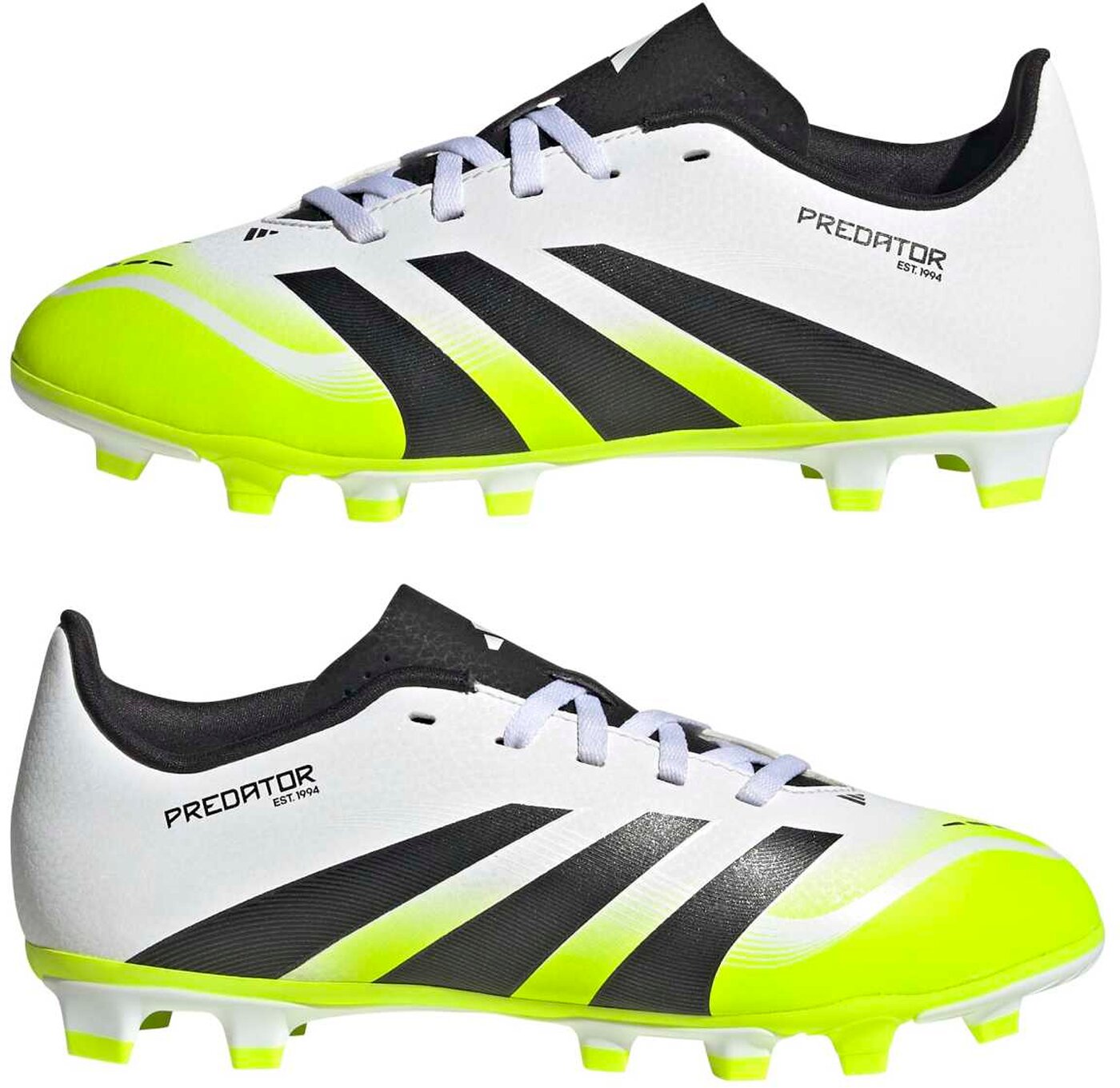 ADIDAS PREDATOR CLUB FG/MG J FTWWHT/CBLACK/LUCLEM – Bild 4