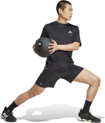 ADIDAS TECH APP GF TEE BLACK – Bild 4