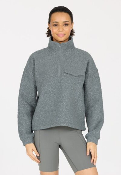 ATHLECIA Florrie W Sherpa Half zip SEDONA SAGE – Bild 3