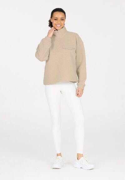 ATHLECIA Florrie W Sherpa Half zip SILVER CLOUD – Bild 5