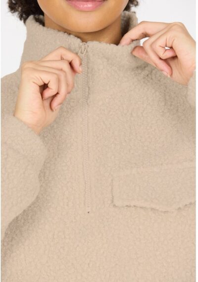 ATHLECIA Florrie W Sherpa Half zip SILVER CLOUD – Bild 8