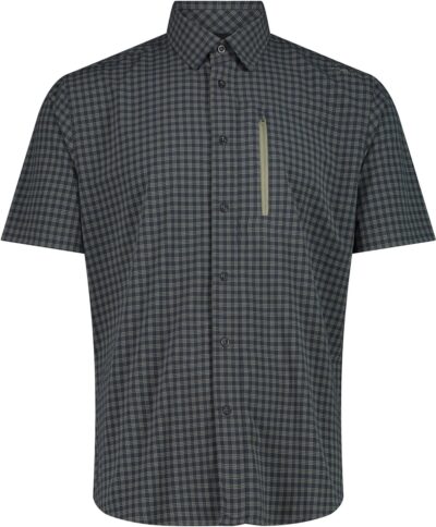 CMP MAN SHIRT ANTRACITE-SAGE