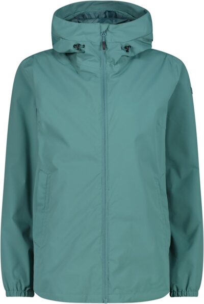 CMP WOMAN JACKET FIX HOOD AGAVE