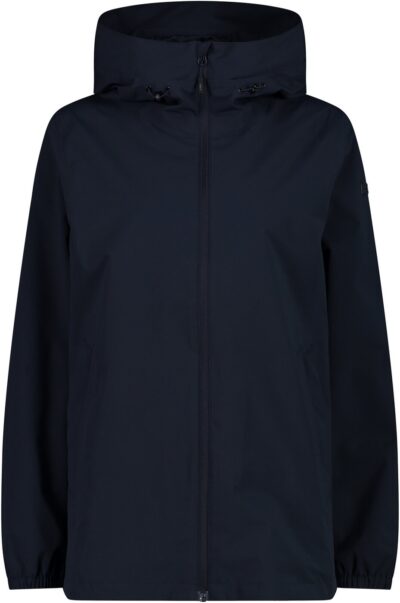 CMP WOMAN JACKET FIX HOOD BLACK BLUE