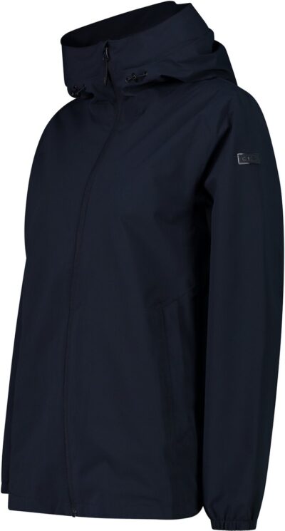 CMP WOMAN JACKET FIX HOOD BLACK BLUE – Bild 3
