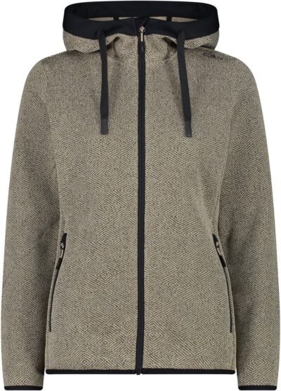 CMP WOMAN JACKET FIX HOOD SABBIA