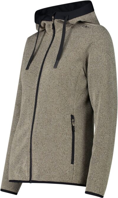 CMP WOMAN JACKET FIX HOOD SABBIA – Bild 3